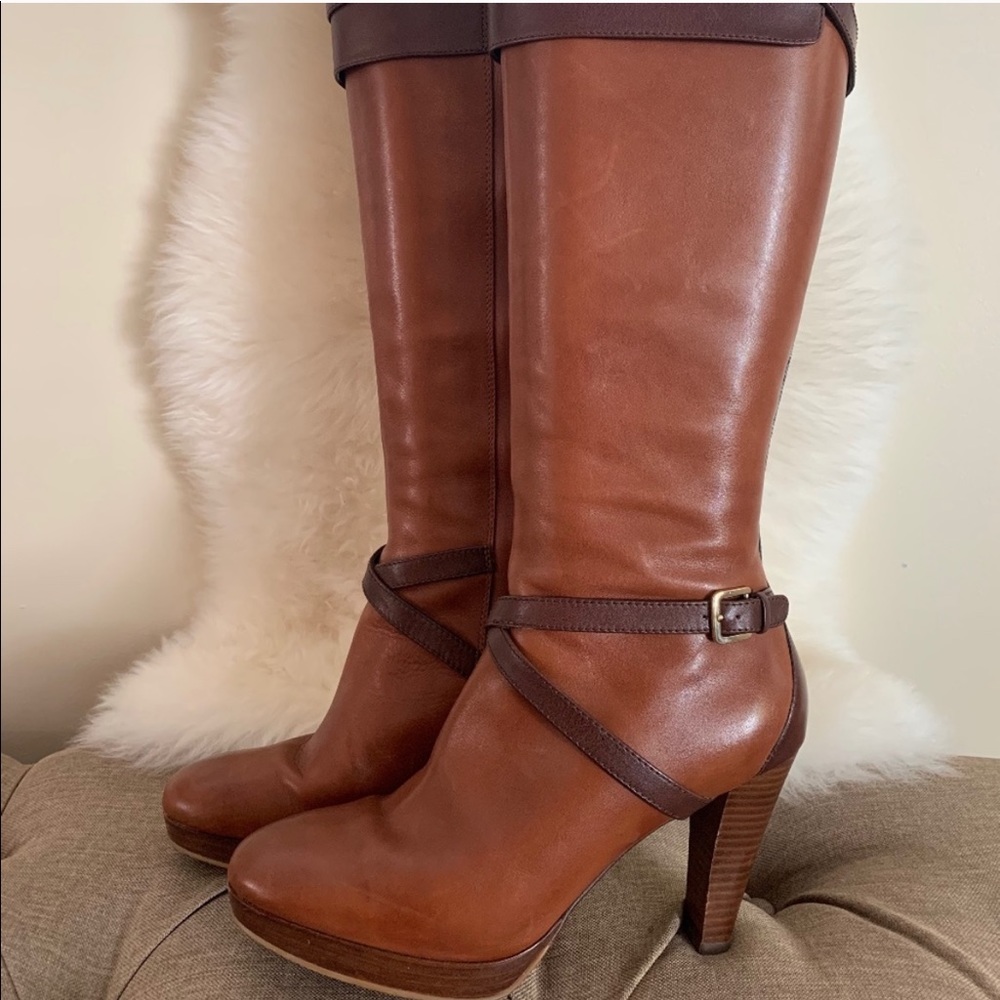 Cole Haan & Nike air high knees poppy boots - Picture 4 of 5